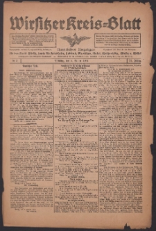 Wirsitzer Kreis-Blatt: Amtlicher Anzeiger für den Kreis Wirsitz 1918.01.08 Jg.74 Nr3