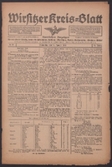 Wirsitzer Kreis-Blatt: Amtlicher Anzeiger für den Kreis Wirsitz 1918.01.24 Jg.74 Nr10