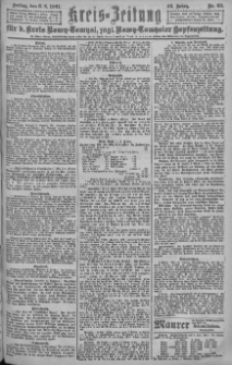 Kreis-Zeitung für d. Kreis Nowy-Tomysl : zugl. Nowy-Tomysler Hopfenzeitung = Orędownik Urzędowy na powiat Nowotomyski 1921.06.03 Jg.46 Nr63