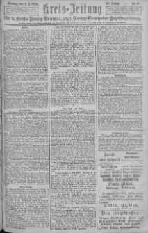Kreis-Zeitung für d. Kreis Nowy-Tomysl : zugl. Nowy-Tomysler Hopfenzeitung = Orędownik Urzędowy na powiat Nowotomyski 1921.06.06 Jg.46 Nr464