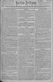 Kreis-Zeitung für d. Kreis Nowy-Tomysl : zugl. Nowy-Tomysler Hopfenzeitung = Orędownik Urzędowy na powiat Nowotomyski 1921.06.10 Jg46 Nr66