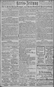 Kreis-Zeitung für d. Kreis Nowy-Tomysl : zugl. Nowy-Tomysler Hopfenzeitung = Orędownik Urzędowy na powiat Nowotomyski 1921.06.13 Jg.46 Nr67