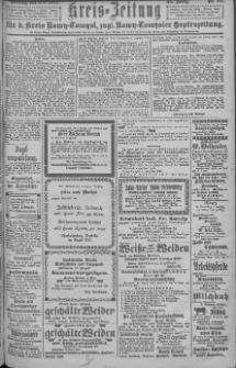 Kreis-Zeitung für d. Kreis Nowy-Tomysl: zugl. Nowy-Tomysler Hopfenzeitung = Orędownik Urzędowy na powiat Nowotomyski 1921.08.08 Jg.46 Nr90