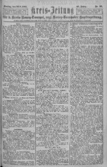 Kreis-Zeitung für d. Kreis Nowy-Tomysl: zugl. Nowy-Tomysler Hopfenzeitung = Orędownik Urzędowy na powiat Nowotomyski 1921.08.22 Jg.46 Nr95
