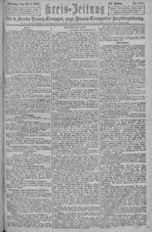 Kreis-Zeitung für d. Kreis Nowy-Tomysl: zugl. Nowy-Tomysler Hopfenzeitung = Orędownik Urzędowy na powiat Nowotomyski 1921.09.12 Jg.46 Nr101