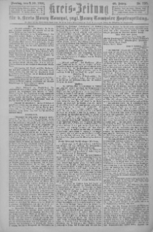 Kreis-Zeitung für d. Kreis Nowy-Tomysl: zugl. Nowy-Tomysler Hopfenzeitung 1921.10.03 Jg.46 Nr110