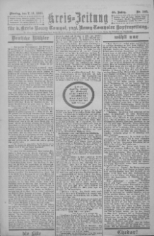 Kreis-Zeitung für d. Kreis Nowy-Tomysl: zugl. Nowy-Tomysler Hopfenzeitung 1921.11.07 Jg.46 Nr125