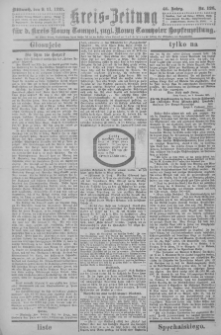 Kreis-Zeitung für d. Kreis Nowy-Tomysl: zugl. Nowy-Tomysler Hopfenzeitung 1921.11.09 Jg.46 Nr126