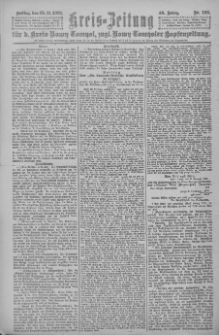 Kreis-Zeitung für d. Kreis Nowy-Tomysl: zugl. Nowy-Tomysler Hopfenzeitung 1921.11.25 Jg.46 Nr132