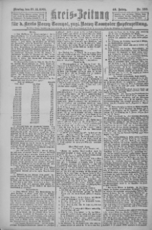 Kreis-Zeitung für d. Kreis Nowy-Tomysl: zugl. Nowy-Tomysler Hopfenzeitung 1921.11.28 Jg.46 Nr133