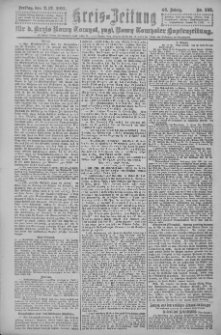 Kreis-Zeitung für d. Kreis Nowy-Tomysl: zugl. Nowy-Tomysler Hopfenzeitung 1921.12.02 Jg.46 Nr135