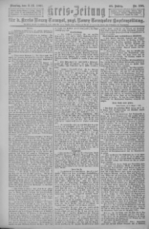 Kreis-Zeitung für d. Kreis Nowy-Tomysl: zugl. Nowy-Tomysler Hopfenzeitung 1921.12.05 Jg.46 Nr136