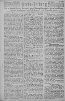 Kreis-Zeitung für d. Kreis Nowy-Tomysl: zugl. Nowy-Tomysler Hopfenzeitung 1921.12.07 Jg.46 Nr137