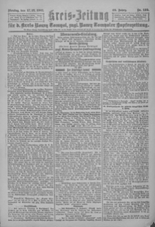 Kreis-Zeitung für d. Kreis Nowy-Tomysl: zugl. Nowy-Tomysler Hopfenzeitung 1921.12.12 Jg.46 Nr139