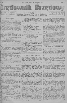 Orędownik Urzędowy dla powiatu Nowy-Tomyśl 1921.11.26 R.1 Nr17