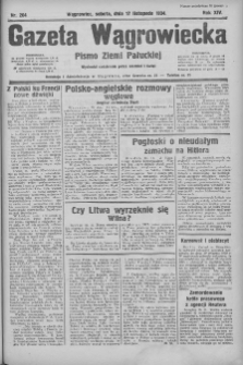 Gazeta Wągrowiecka: pismo ziemi pałuckiej 1934.11.17 R.14 Nr264