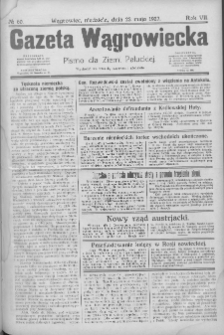Gazeta Wągrowiecka: pismo dla ziemi pałuckiej 1927.05.22 R.7 Nr60