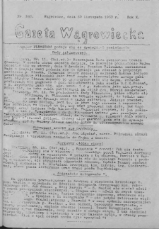Gazeta Wągrowiecka: pismo dla ziemi pałuckiej 1930.11.30 R.10 Nr240