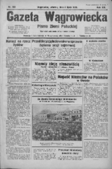 Gazeta Wągrowiecka: pismo ziemi pałuckiej 1933.07.04 R.13 Nr150