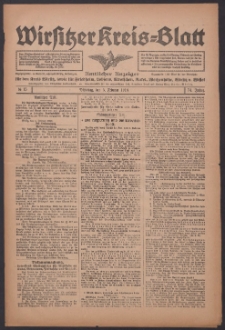 Wirsitzer Kreis-Blatt: Amtlicher Anzeiger für den Kreis Wirsitz 1918.02.05 Jg.74 Nr15