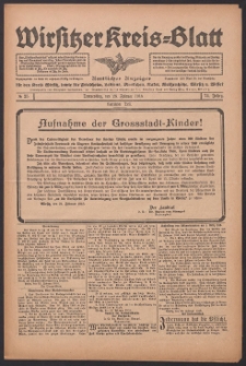 Wirsitzer Kreis-Blatt: Amtlicher Anzeiger für den Kreis Wirsitz 1918.02.28 Jg.74 Nr25