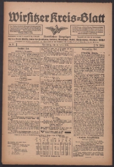 Wirsitzer Kreis-Blatt: Amtlicher Anzeiger für den Kreis Wirsitz 1918.03.14 Jg.74 Nr31