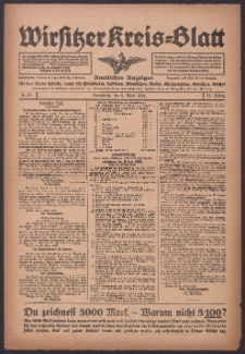 Wirsitzer Kreis-Blatt: Amtlicher Anzeiger für den Kreis Wirsitz 1918.04.06 Jg.74 Nr40