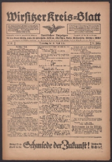 Wirsitzer Kreis-Blatt: Amtlicher Anzeiger für den Kreis Wirsitz 1918.04.18 Jg.74 Nr45