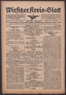 Wirsitzer Kreis-Blatt: Amtlicher Anzeiger für den Kreis Wirsitz 1918.04.23 Jg.74 Nr47