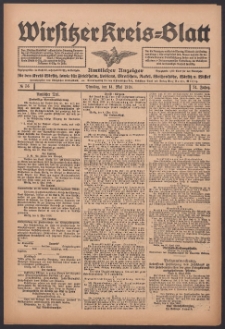 Wirsitzer Kreis-Blatt: Amtlicher Anzeiger für den Kreis Wirsitz 1918.05.14 Jg.74 Nr56