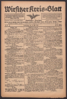 Wirsitzer Kreis-Blatt: Amtlicher Anzeiger für den Kreis Wirsitz 1918.05.16 Jg.74 Nr57