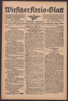 Wirsitzer Kreis-Blatt: Amtlicher Anzeiger für den Kreis Wirsitz 1918.06.01 Jg.74 Nr63
