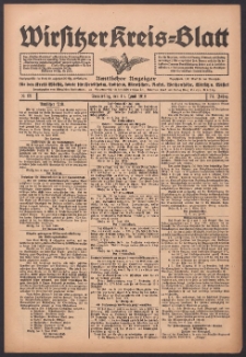 Wirsitzer Kreis-Blatt: Amtlicher Anzeiger für den Kreis Wirsitz 1918.06.13 Jg.74 Nr68