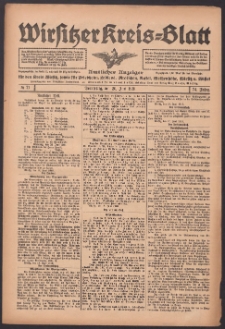Wirsitzer Kreis-Blatt: Amtlicher Anzeiger für den Kreis Wirsitz 1918.06.20 Jg.74 Nr71