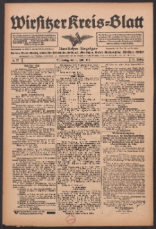 Wirsitzer Kreis-Blatt: Amtlicher Anzeiger für den Kreis Wirsitz 1918.07.04 Jg.74 Nr77