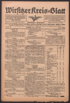 Wirsitzer Kreis-Blatt: Amtlicher Anzeiger für den Kreis Wirsitz 1918.07.06 Jg.74 Nr78