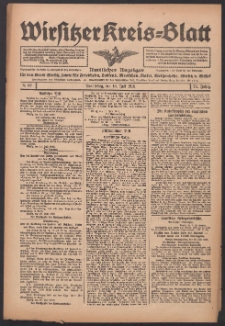 Wirsitzer Kreis-Blatt: Amtlicher Anzeiger für den Kreis Wirsitz 1918.07.18 Jg.74 Nr83