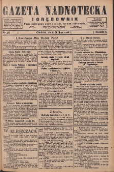 Gazeta Nadnotecka i Orędownik: pismo poświęcone sprawie polskiej na ziemi nadnoteckiej 1926.07.28 R.6 Nr170