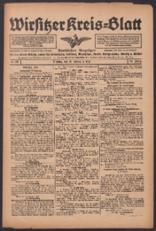 Wirsitzer Kreis-Blatt: Amtlicher Anzeiger für den Kreis Wirsitz 1918.09.10 Jg.74 Nr106