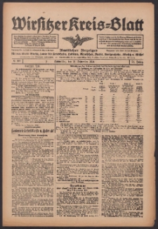 Wirsitzer Kreis-Blatt: Amtlicher Anzeiger für den Kreis Wirsitz 1918.09.12 Jg.74 Nr107