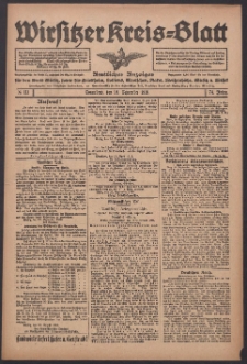 Wirsitzer Kreis-Blatt: Amtlicher Anzeiger für den Kreis Wirsitz 1918.09.21 Jg.74 Nr111