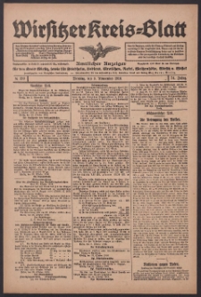 Wirsitzer Kreis-Blatt: Amtlicher Anzeiger für den Kreis Wirsitz 1918.11.05 Jg.74 Nr130
