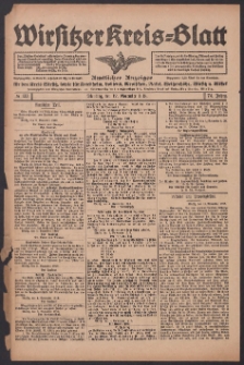 Wirsitzer Kreis-Blatt: Amtlicher Anzeiger für den Kreis Wirsitz 1918.11.12 Jg.74 Nr133
