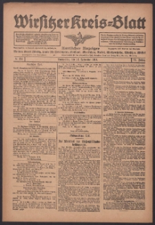 Wirsitzer Kreis-Blatt: Amtlicher Anzeiger für den Kreis Wirsitz 1918.11.14 Jg.74 Nr134
