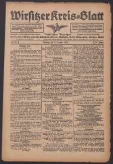 Wirsitzer Kreis-Blatt: Amtlicher Anzeiger für den Kreis Wirsitz 1918.12.03 Jg.74 Nr141