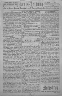 Kreis-Zeitung f&uuml;r d. Kreis Nowy-Tomysl: zugl. Nowy-Tomysler Hopfenzeitung 1923.01.05 Jg.48 Nr2
