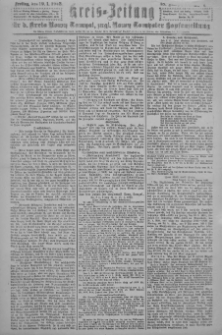 Kreis-Zeitung f&uuml;r d. Kreis Nowy-Tomysl: zugl. Nowy-Tomysler Hopfenzeitung 1923.01.19 Jg.48 Nr8