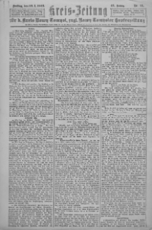 Kreis-Zeitung f&uuml;r d. Kreis Nowy-Tomysl: zugl. Nowy-Tomysler Hopfenzeitung 1923.01.26 Jg.48 Nr11