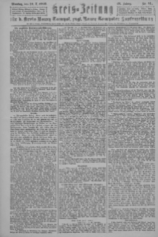 Kreis-Zeitung f&uuml;r d. Kreis Nowy-Tomysl: zugl. Nowy-Tomysler Hopfenzeitung 1923.07.16 Jg.48 Nr81