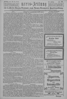 Kreis-Zeitung f&uuml;r d. Kreis Nowy-Tomysl: zugl. Nowy-Tomysler Hopfenzeitung 1923.08.10 Jg.48 Nr92
